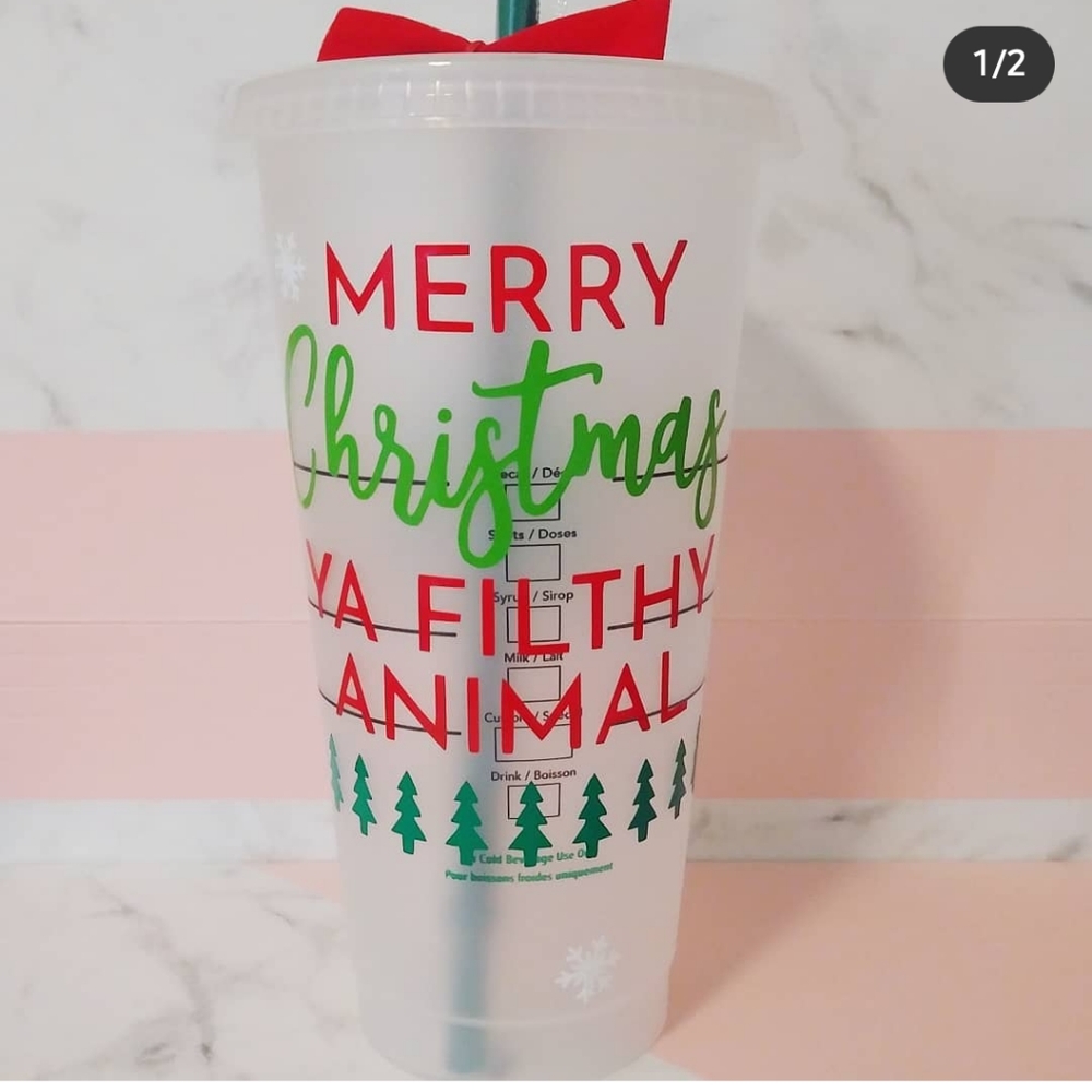 Personalized Starbucks hot and cold cups